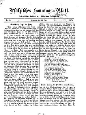 Pfälzisches Sonntags-Blatt (Pfälzische Volkszeitung) Sonntag 30. Juni 1867