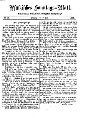 Pfälzisches Sonntags-Blatt (Pfälzische Volkszeitung) Sonntag 10. Mai 1868