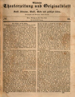 Allgemeine Theaterzeitung Montag 23. März 1835