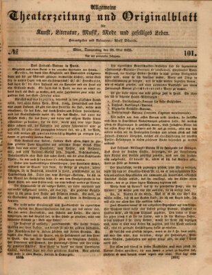 Allgemeine Theaterzeitung Donnerstag 21. Mai 1835