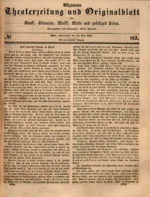 Allgemeine Theaterzeitung Samstag 23. Mai 1835