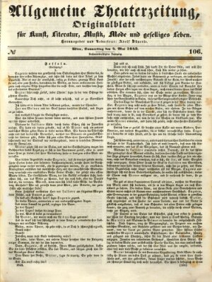 Allgemeine Theaterzeitung Donnerstag 4. Mai 1843