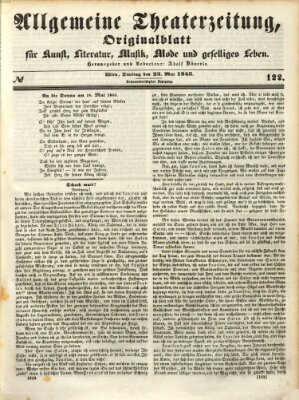 Allgemeine Theaterzeitung Dienstag 23. Mai 1843