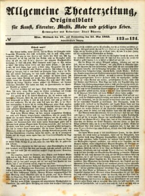 Allgemeine Theaterzeitung Mittwoch 24. Mai 1843