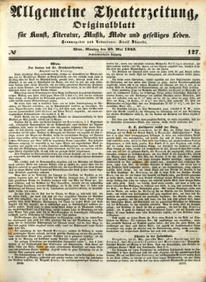 Allgemeine Theaterzeitung Montag 29. Mai 1843