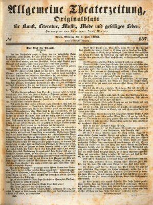 Allgemeine Theaterzeitung Montag 3. Juli 1843