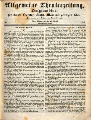 Allgemeine Theaterzeitung Mittwoch 5. Juli 1843