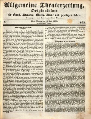 Allgemeine Theaterzeitung Montag 10. Juli 1843