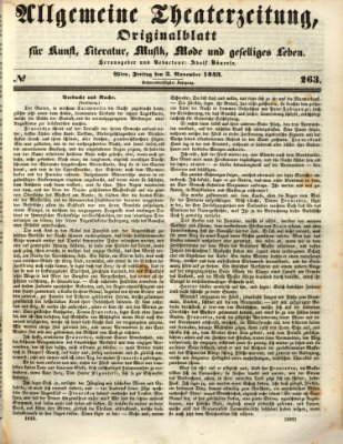 Allgemeine Theaterzeitung Freitag 3. November 1843