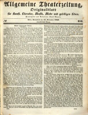 Allgemeine Theaterzeitung Samstag 25. November 1843