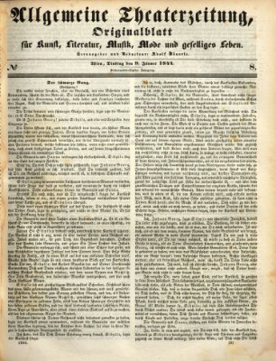Allgemeine Theaterzeitung Dienstag 9. Januar 1844