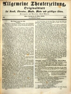 Allgemeine Theaterzeitung Freitag 8. März 1844