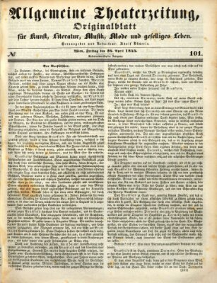 Allgemeine Theaterzeitung Freitag 26. April 1844