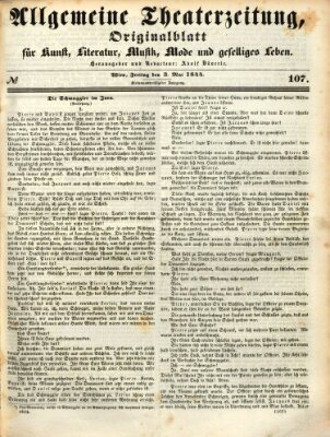 Allgemeine Theaterzeitung Freitag 3. Mai 1844