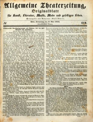 Allgemeine Theaterzeitung Donnerstag 9. Mai 1844