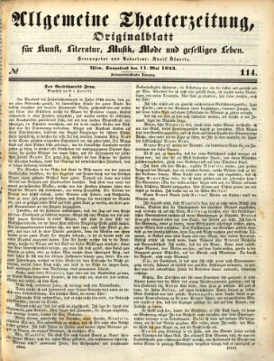 Allgemeine Theaterzeitung Samstag 11. Mai 1844