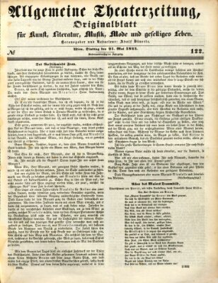 Allgemeine Theaterzeitung Dienstag 21. Mai 1844