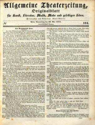 Allgemeine Theaterzeitung Donnerstag 23. Mai 1844