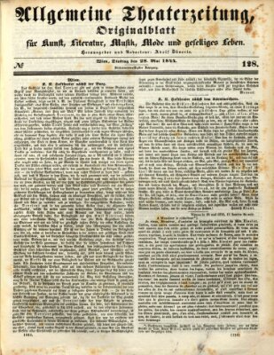 Allgemeine Theaterzeitung Dienstag 28. Mai 1844