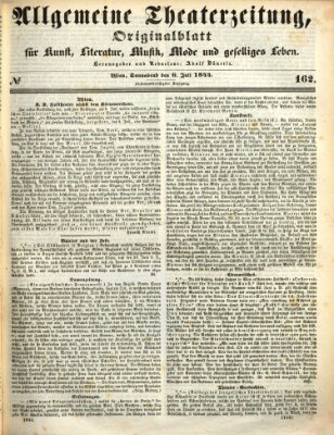 Allgemeine Theaterzeitung Samstag 6. Juli 1844