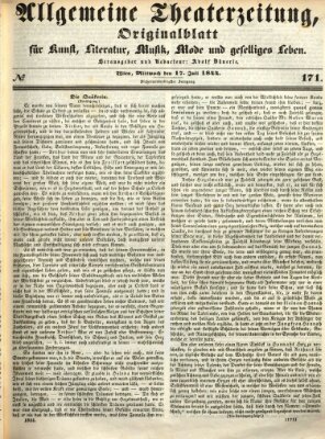 Allgemeine Theaterzeitung Mittwoch 17. Juli 1844