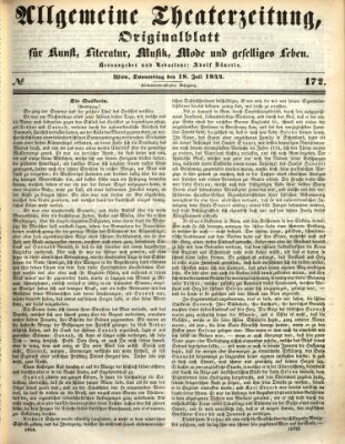 Allgemeine Theaterzeitung Donnerstag 18. Juli 1844