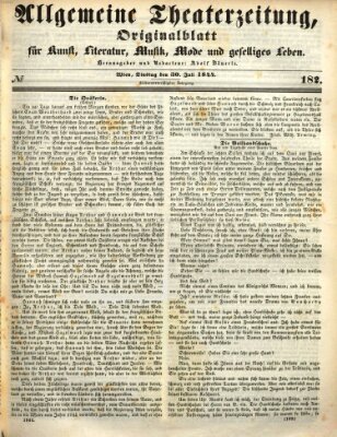 Allgemeine Theaterzeitung Dienstag 30. Juli 1844