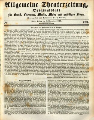 Allgemeine Theaterzeitung Freitag 8. November 1844