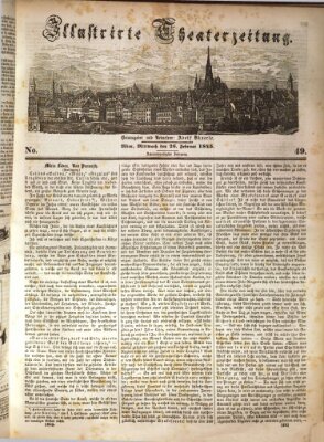 Allgemeine Theaterzeitung Mittwoch 26. Februar 1845