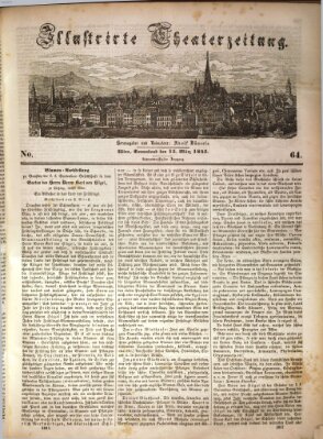 Allgemeine Theaterzeitung Samstag 15. März 1845