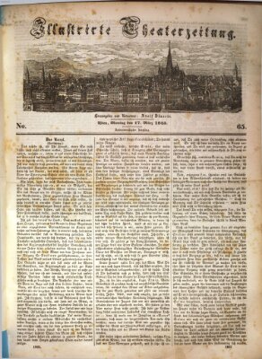 Allgemeine Theaterzeitung Montag 17. März 1845