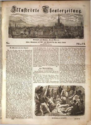 Allgemeine Theaterzeitung Samstag 22. März 1845