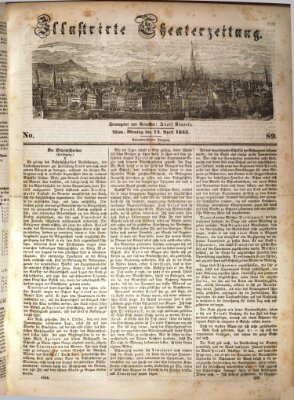 Allgemeine Theaterzeitung Montag 14. April 1845