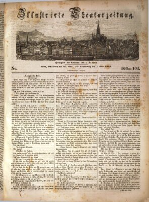 Allgemeine Theaterzeitung Donnerstag 1. Mai 1845