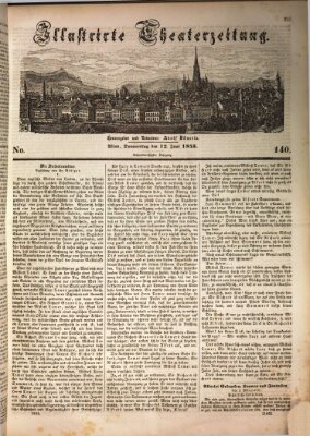 Allgemeine Theaterzeitung Donnerstag 12. Juni 1845