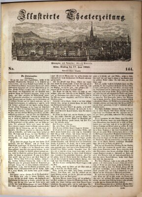 Allgemeine Theaterzeitung Dienstag 17. Juni 1845