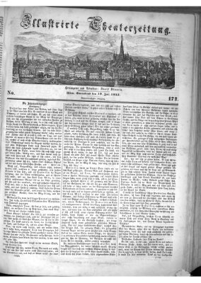 Allgemeine Theaterzeitung Samstag 19. Juli 1845