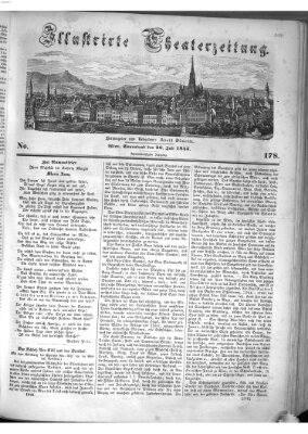 Allgemeine Theaterzeitung Samstag 26. Juli 1845