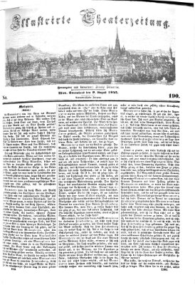 Allgemeine Theaterzeitung Samstag 9. August 1845