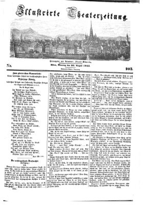 Allgemeine Theaterzeitung Montag 25. August 1845