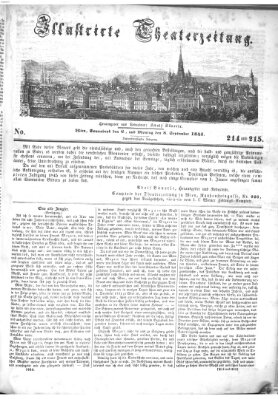 Allgemeine Theaterzeitung Sonntag 7. September 1845