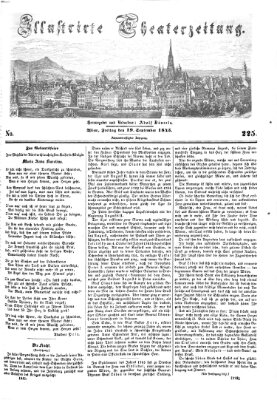 Allgemeine Theaterzeitung Freitag 19. September 1845