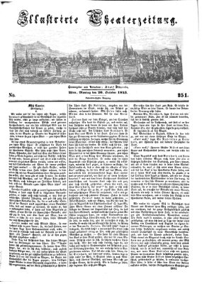 Allgemeine Theaterzeitung Montag 20. Oktober 1845