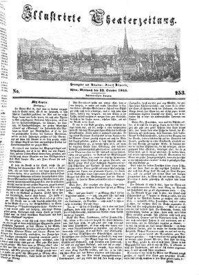 Allgemeine Theaterzeitung Mittwoch 22. Oktober 1845