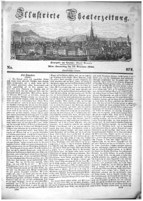 Allgemeine Theaterzeitung Donnerstag 13. November 1845