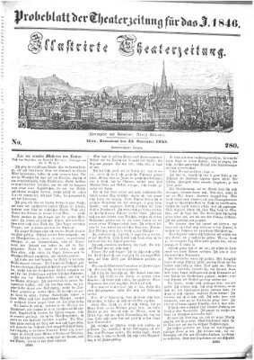 Allgemeine Theaterzeitung Samstag 22. November 1845