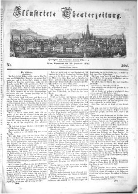 Allgemeine Theaterzeitung Samstag 20. Dezember 1845