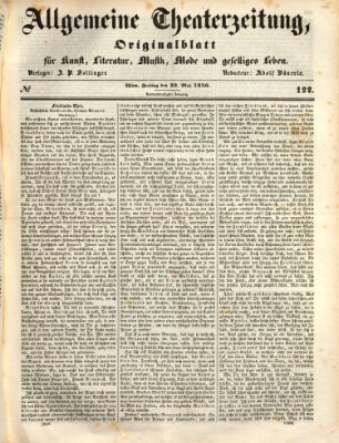 Allgemeine Theaterzeitung Freitag 22. Mai 1846