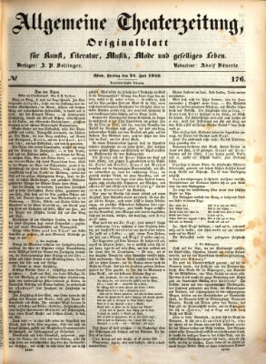 Allgemeine Theaterzeitung Freitag 24. Juli 1846