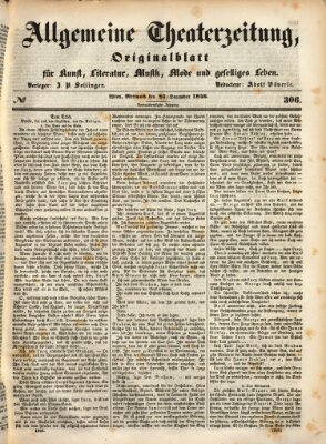 Allgemeine Theaterzeitung Mittwoch 23. Dezember 1846